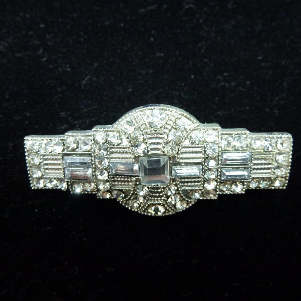 silver rhinestone pin - Picture 2 of 4